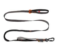Non-stop dogwear Touring Bungee - Correa ajustable, color negro, 23 mm