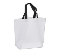 Non Woven Tote Bags - Reusable Bag With Handles | Portable Non-Woven Fabric Conference Bags | Large Capacity Pack For Kitchen Picnic Travel Beach School Party Shopping | Maximizing Space Utilization