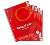 Noname 11149457 - Cuaderno de espiral (A4, cuadriculado, 80 hojas, 5 unidades)