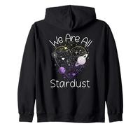 Nonbinary Celestial We Are All Stardust Enby Moon Stars Sudadera con Capucha
