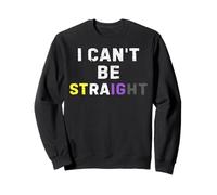 Nonbinary Pride Colores Enby LGBTQ Humor Identidad Sudadera