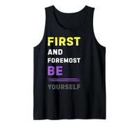 Nonbinary Pride Colores Enby Orgullo LGBTQ Identidad Camiseta sin Mangas