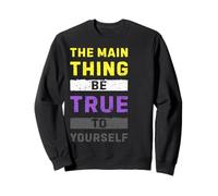 Nonbinary Pride Colores LGBTQ Orgullo No Binario Enby Sudadera