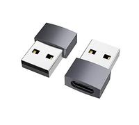 Nonda Adaptador USB C a USB (2 Pack), Hembra a Macho, Convertidor Tipo C a A para iPhone 12 13 14 Pro MAX, iPad Air 6, Samsung Galaxy S20/S21 Plus Note 10 S10+ Ultra