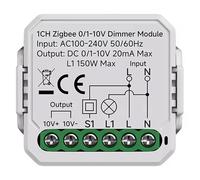 NONDK 0/1-10V Controlador de Atenuación LED Zigbee Inteligente Tuya Atenuador Pulsador Control de la Aplicación Smart Life 100-240V B