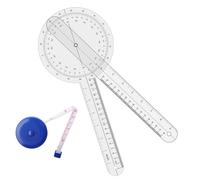 NONDK 1 Cinta Métrica Corporal de 12 Pulgadas y 360 Grados (Plástico) para Profesionales o Profesionales de Fisioterapia