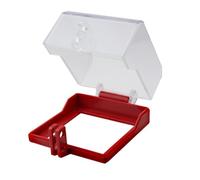 NONDK 1 Cubierta para Botón de Parada de Emergencia, Base Extraíble, Protector para Interruptor Pulsador.