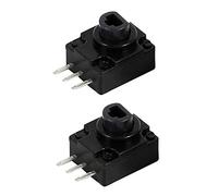 NONDK 1 Juego 2 Piezas Negro Piezas de Repuesto de Reparación Teclado de Botones/Rt Para El Controlador 360
