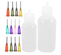 NONDK 1 Juego de Herramienta de Botella de Plástico Personalizada, Botella de Remolque Deslizante, Tapón de Goma de Plástico Esmaltado de Cerámica, Remolque para Esmalte de Cerámica