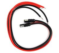 NONDK 1 par Cable Cuerda de Potencia CC para Repetidor Movil Radio CDM1250 GM300 GM3188 A228 30cm