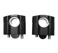 NONDK 1 Par Cnc 22Mm 28Mm Off Road Motocicleta Barras Abrazaderas Manillar Risers Adaptador para 7/8 Pulgadas 1-1/8 Pit Dirt Moto para Negro