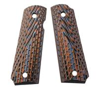NONDK 1 Par de Cachas de Material Compuesto G10 para Pistola 1911, Parches con de Cápsula, Vástago, Cachas, Accesorios para Bricolaje, Modificación D