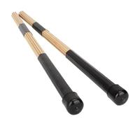 NONDK 1 Par de Varillas de Cepillo para Batería Jazz Hechas de Bambú para Música Jazz y Folk.