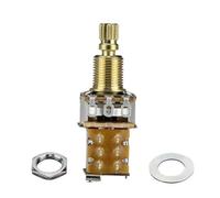 NONDK 1 Uds. PotencióMetro de Empuje/Empuje de Guitarra PotencióMetro de Empuje de Eje Corto PotencióMetro de Guitarra EléCtrica A500K para Piezas de Bajo de Guitarra