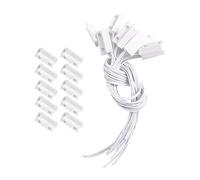 NONDK 10 Pairs -38A Sensor Magnético de Alarma para Puertas y Ventanas con Cable (Tipo Normalmente Abierto - NO)