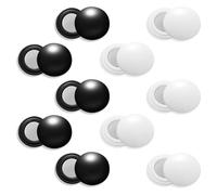 NONDK 10 Pares de Clips Magnéticos para Dorsales de, de Fijación con Hebillas para Dorsales de de Maratón, Clips de Fijación para Dorsales de