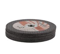 NONDK 10 Piezas 75Mm Mini Disco de Corte Muela de Resina Circular para Amoladora Angular de 10Mm Disco de Corte de Azulejos de Madera Herramienta EléCtrica