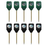 NONDK 10 Piezas Mini Higrómetro Portátil Probador Humidímetro de Humedad del Suelo Medidor Interior Plantas en Macetas Analizador de Suelo de Plantación