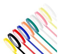 NONDK 10 Rollos de Cinta de EsterilizacióN para Autoclave, Cinta de IdentificacióN de Instrumentos de 0,24 Pulgadas de y 216,5 Pulgadas de, 10 Colores