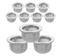 NONDK 10 Unidades de Filtro de Doble Pantalla para Ahumador de CóCteles, Minifiltro de para Ahumador de Whisky