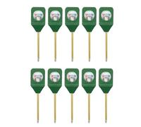 NONDK 10 Unidades de Monitores de Sensor de Humedad de Suelo Portátiles, Minianalizador de Suelo en Maceta, Comprobador de Temperatura y Humedad de Plantas