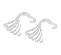 NONDK 10 Unids Moda Sandalias de Mujer de Plástico Elástico Transparente Mostrar Titular Zapato Estante de Soporte de Exhibición