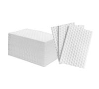 NONDK 100 Hojas de Esponja Mágica Desechables de Melamina con Punta Convexa Ideales para Limpiar Utensilios de Cocina, Baño, Zapatos, Lavabos, Muebles y Lugares de Difícil Acceso.