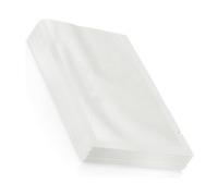 NONDK 100 Piezas de Bolsas de Sellado Al Vacío de 20 X 30 cm con Ranura para Rasgar, Bolsas Planas de Plástico Transparente, Bolsas de Envasado de Alimentos A Granel