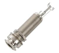 NONDK 10PCS de Guitarra Endpin Salida Jack Correa de NíQuel Cerradura Cromo