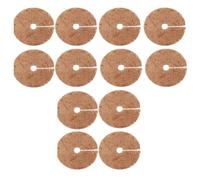 NONDK 12 Piezas de Fibra de, Protector de Árbol con Anillo de Mantillo, Protectores de Plantas de Fibra de de 14,5 Pulgadas de Animales, Plantas de Protección de Árboles