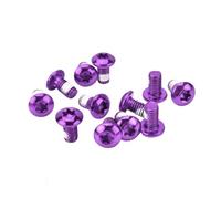 NONDK 12 Tornillos Torx T25 M5x10mm de Acero Inoxidable para Rotor de Freno de Disco de Bicicleta, Accesorios para Bicicleta de Carretera y Montaña C