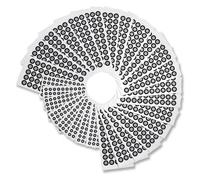 NONDK 1400 Pcs Marcadores de Escaneo 3D para Escáneres 3D Puntos de Marcado de Alta Reflectividad y Pegatinas de Puntos de Posicionamiento para Mejora del Escaneo 3D (6mm y 3mm)