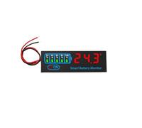NONDK 18650 Li-Ion Lipo Lithium Test 7-55V Indicador de de Batería de Ácido Probador Módulo Medidor de Pantalla LED Medidor de Capacidad de Voltaje, C