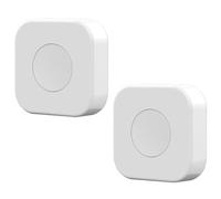 NONDK 2 Botones Tuya ZigBee, Interruptor de Escena de Hogar Inteligente, Enlace Multiescena, Control Remoto InaláMbrico Inteligente con Puerta de Enlace Zigbee