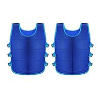 NONDK 2 Chalecos de RefrigeracióN con 48 Bolsas de Hielo Ajustables para Hombres y Mujeres en Clima CáLido para Trabajar, Correr, Pescar y Montar en Bicicleta.
