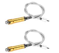 NONDK 2 Ejes Flexibles de 0,3-6,5 mm para Amoladora Eléctrica. Tubo de Extensión para Taladro Manual.