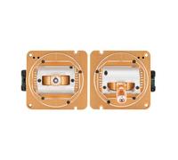 NONDK 2 Estabilizadores Hall AG02 CNC, Joystick Hall Metálico Bidireccional Ajustable para Control Remoto TX16S MKII/TX15/BOXER, Dorados.