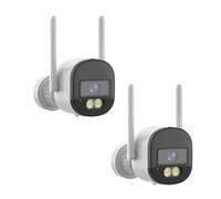 NONDK 2 Minicámaras de Seguridad Tuya 2K de 4 MP, Videovigilancia CCTV, 2,4 G/5 G, WiFi, Detección de IA, IP, Smart Life.