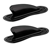 NONDK 2 Piezas de Aleta de Seguimiento de Kayak, Inflable, Aleta de TiburóN, Tablero de Cuenca, Aleta, Puntos de Montaje, Accesorios de Repuesto de PVC