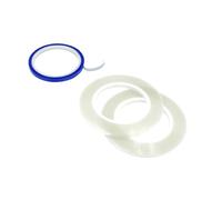 NONDK 2 Piezas de Bloque de Empalme de Cinta de Guía Transparente de 1/4" y 125 M, Kit de Empalme de Cinta de 1/4" y 10 Pulgadas para Medios de Cinta de Carrete A Carrete Abiertos