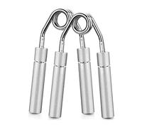 NONDK 2 Piezas de Fuerza de Agarre de Mano, Entrenador de Fuerza de Agarre de Metal Antideslizante de Alta Resistencia con Resistencia Ajustable de 50 una 150 Libras