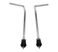 NONDK 2 Piezas de Patas de Piso, Accesorios para Tambor, Ajustador, Juego de Tambor, Pies de Tambor, Pies de Tambor para Caja, Piezas de Instrumentos de Percusión