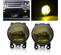 NONDK 2 Piezas LáMpara de Luz Antiniebla Lente Amarilla Parachoques Delantero del Coche Luz Antiniebla Reemplazo H11 Bombilla F4 para Focus
