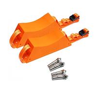 NONDK 2 Piezas Soporte de Tanque de Propano Cilindro Soporte Montado en la Pared Soporte de Cilindro de Gas Cilindro de Gas ABS Duradero con Tornillos Naranja