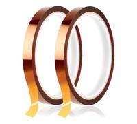NONDK 2 Rollos de Cinta Térmica de Sublimación, Cinta de Transferencia Térmica Sin Residuos, Cinta de Prensa Térmica para Sublimación, Prensa Térmica de Tela, PCB