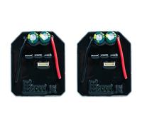 NONDK 2 Unidades de Controlador de Taladro de Litio Sin Escobillas de 21 V/50 A, Carcasa de Aluminio, Placa de Taladro Eléctrico de Doble Condensador, Controlador de Alta Potencia