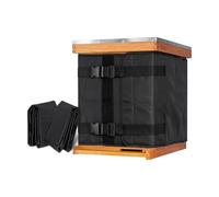 NONDK 2 Unidades de Protectora de Invierno para Colmenas de 10 y 8 Marcos. Tela Oxford 600D. Ajustable. Impermeable y Resistente Al Viento.