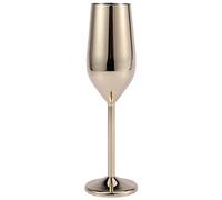 NONDK 2 Unids/Set Copas de ChampañA Inoxidables una Prueba de Golpes Cepillado Boda Tostado Flautas de ChampáN Copa de Bebidas Fiesta Matrimonio Vino