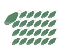 NONDK 24 Piezas Vintage Motel DIY en Hotel Llaveros Transferencia de en Llaveros SublimacióN a Granel (Verde)