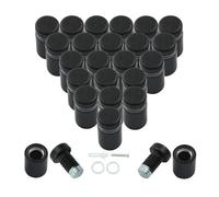NONDK 24 Tornillos para Soporte de Letrero de 1/2 Pulgada X 0,78 Pulgadas, Tornillos para Soporte, Hardware de Montaje para Soporte, Soporte de Montaje en Pared